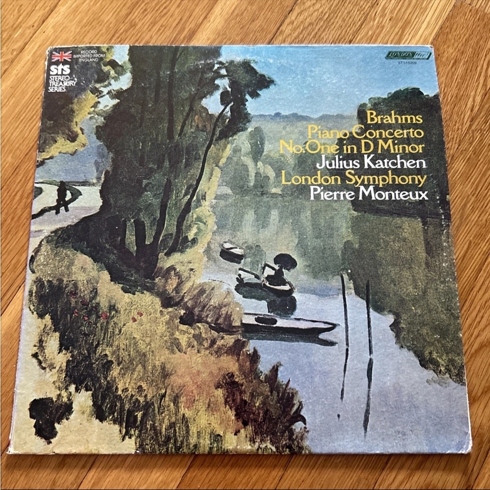 Brahms Piano Concerto No. 1 Vinyl Record
